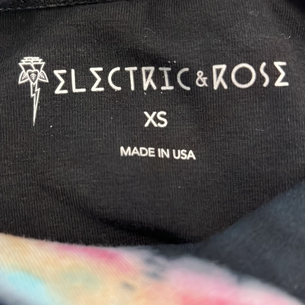 Electric & Rose Tie-Dye Multi-Colored Bra with Criss Cross Back - Picture 4 of 5